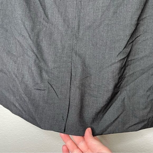 H&M womens 10 charcoal gray business pencil skirt office siren career wear size - Picture 9 of 10